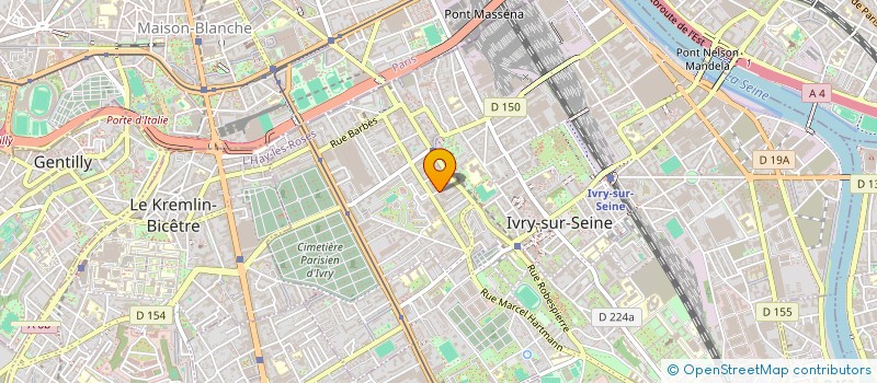 localisation de l'entreprise SCI BARBOSA à IVRY-SUR-SEINE
