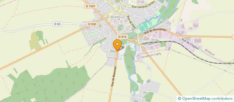 localisation de l'entreprise SCI BARBOSA  BRETEUIL