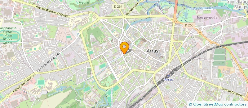 localisation de l'entreprise SCI BARBOT à ARRAS