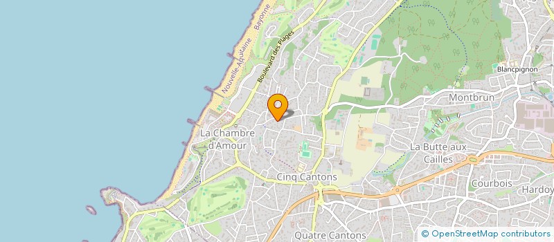 localisation de l'entreprise SCI BARBOT PLAGE à ANGLET