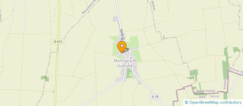 localisation de l'entreprise SCI BARBOUNIA  MONTIGNY-LE-GUESDIER