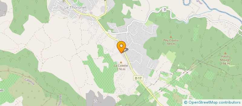 localisation de l'entreprise SCI BARBOUTEOU  LE CANNET-DES-MAURES