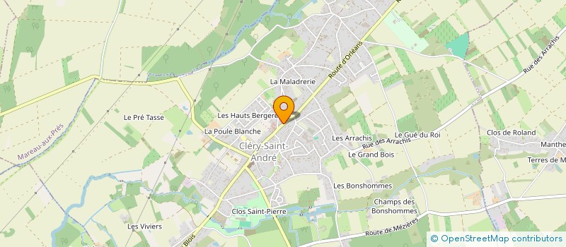 localisation de l'entreprise SCI BARBOX à CLERY-SAINT-ANDRE