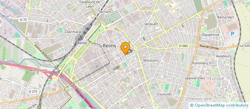 localisation de l'entreprise SCI BARBUSSE  REIMS