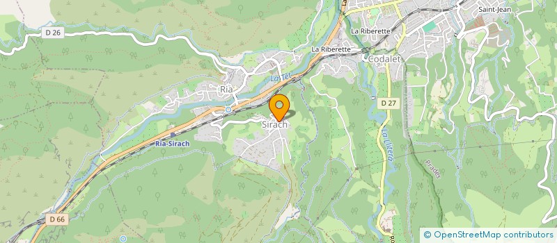 localisation de l'entreprise SCI BARCARES  RIA-SIRACH