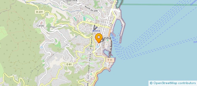 localisation de l'entreprise SCI BARCAROLLE à BASTIA