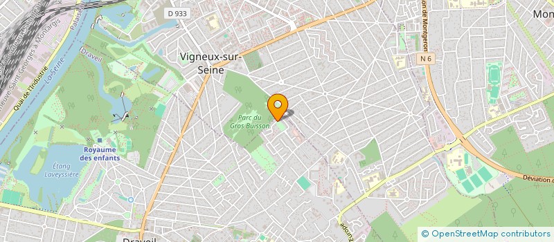 localisation de l'entreprise SCI BARCELONE à DRAVEIL