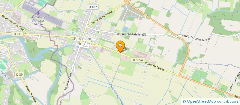 localisation de l'entreprise SCI BARCELONNE  BARCELONNE-DU-GERS