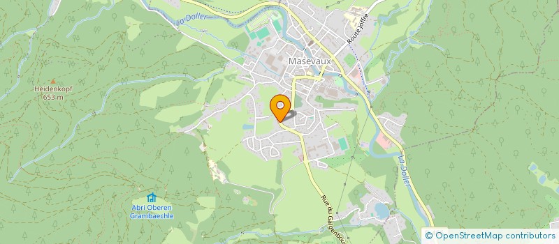 localisation de l'entreprise SCI BARCO  MASEVAUX-NIEDERBRUCK