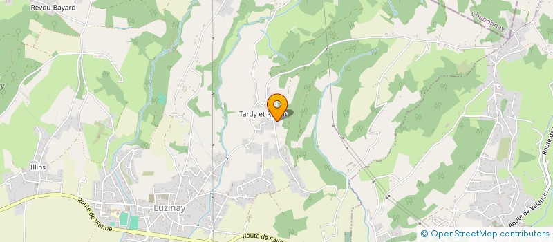 localisation de l'entreprise SCI BARCONNET  LUZINAY