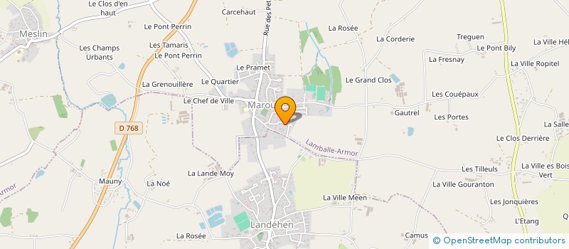 localisation de l'entreprise SCI BARDANI JC  LAMBALLE-ARMOR