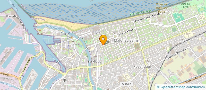 localisation de l'entreprise SCI BARDEL LECOMTE à DUNKERQUE