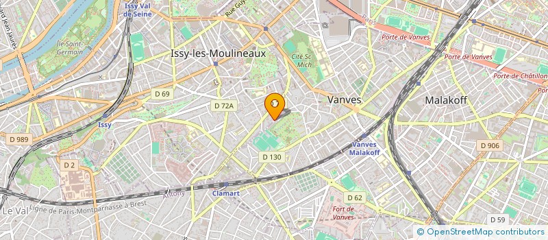 localisation de l'entreprise SCI BARDIAU-CHEDEVERGNE à ISSY-LES-MOULINEAUX
