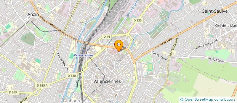 localisation de l'entreprise SCI BARDIE  VALENCIENNES