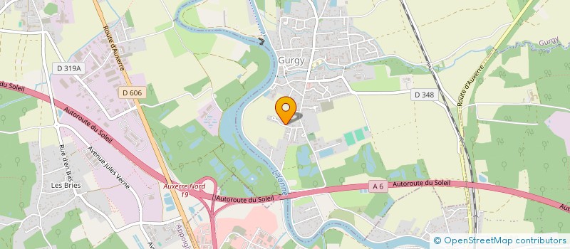 localisation de l'entreprise SCI BARDIN  GURGY