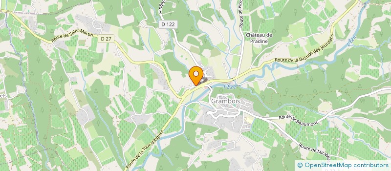 localisation de l'entreprise SCI BARDINE  GRAMBOIS