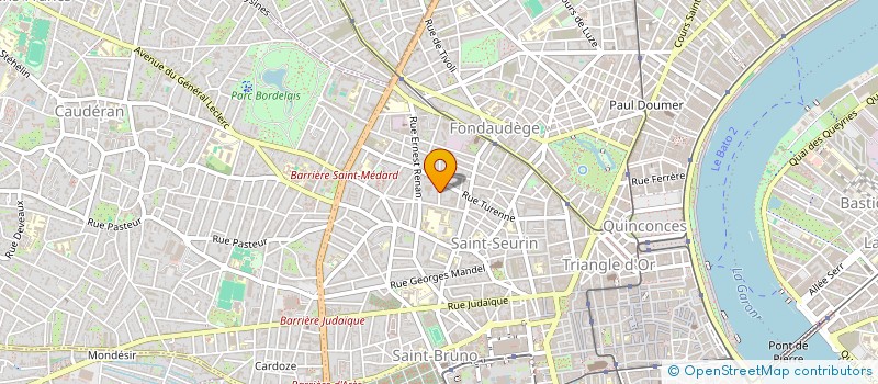 localisation de l'entreprise SCI BARDINEAU  BORDEAUX