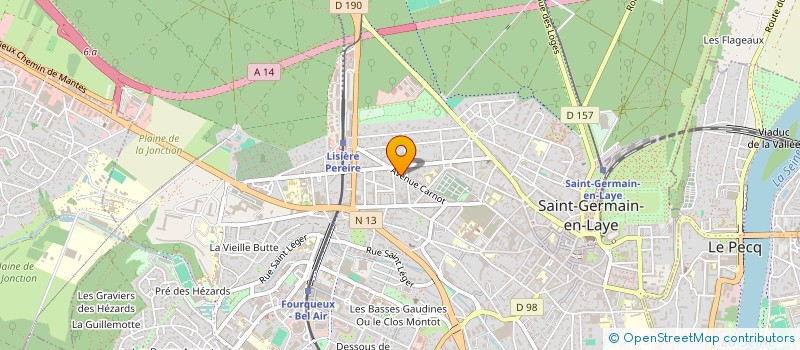 localisation de l'entreprise SCI BARDOT  SAINT-GERMAIN-EN-LAYE