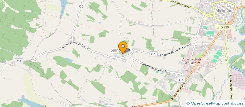 localisation de l'entreprise SCI BARDOT CONSTANT  SAINT-MEDARD