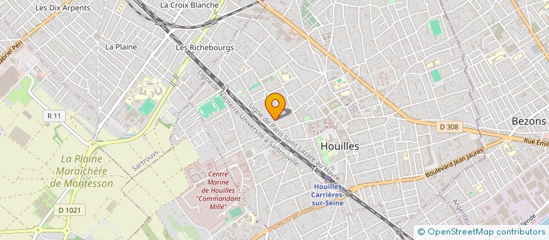 localisation de l'entreprise SCI BARDOU  HOUILLES