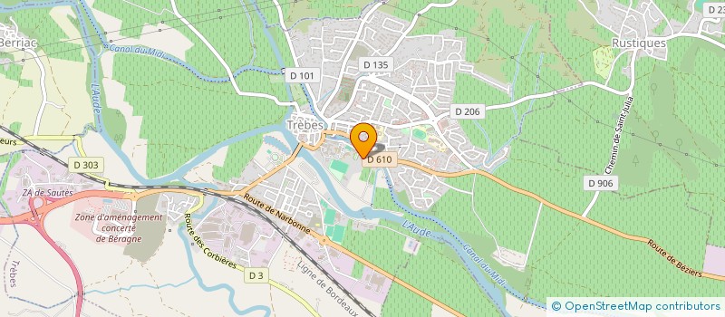 localisation de l'entreprise SCI BARDOU  TREBES