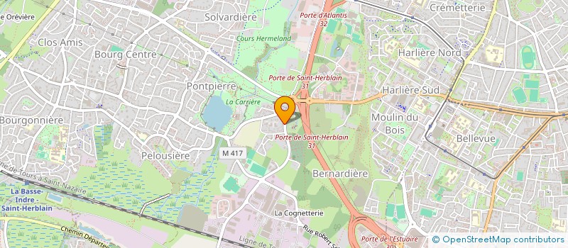 localisation de l'entreprise SCI BARDOU  SAINT-HERBLAIN