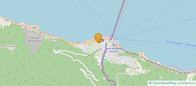 localisation de l'entreprise SCI BARE  SAINT-GINGOLPH