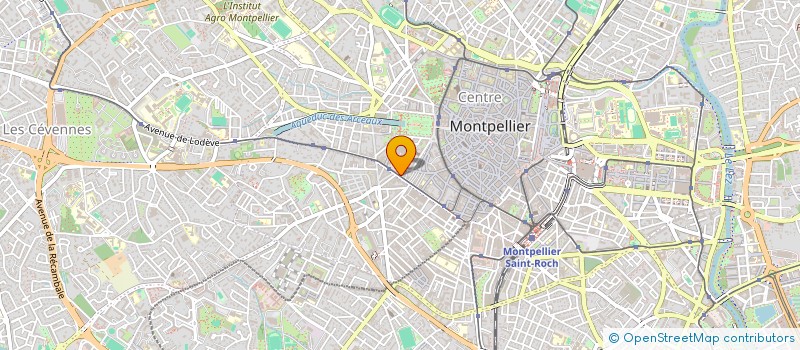 localisation de l'entreprise SCI BAREK à MONTPELLIER