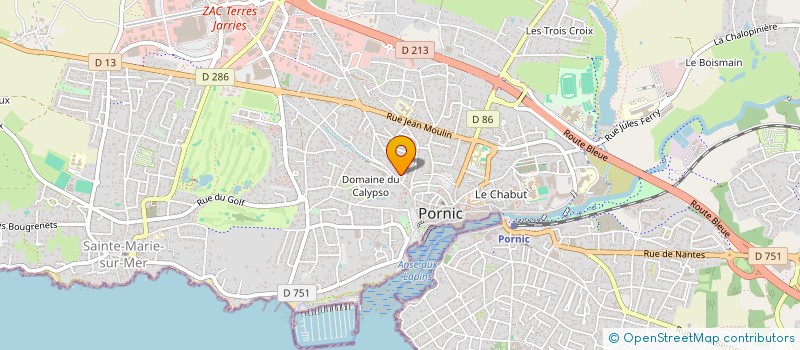 localisation de l'entreprise SCI BARELLES ZENOVA  PORNIC