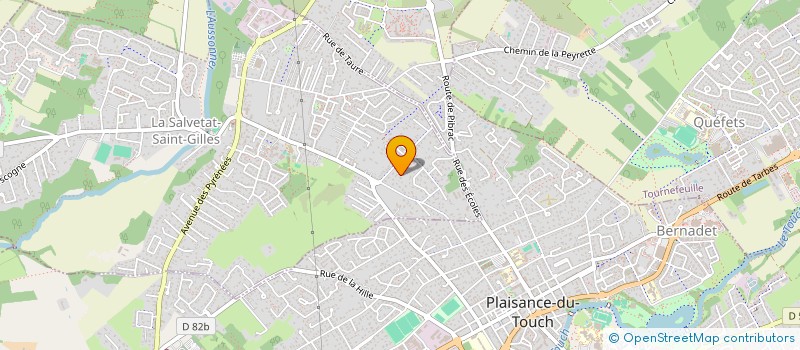 localisation de l'entreprise SCI BAREME  LA SALVETAT-SAINT-GILLES