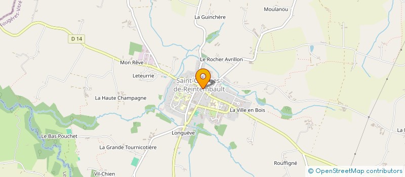 localisation de l'entreprise SCI BAREMERAUDE  SAINT-GEORGES-DE-REINTEMBAULT