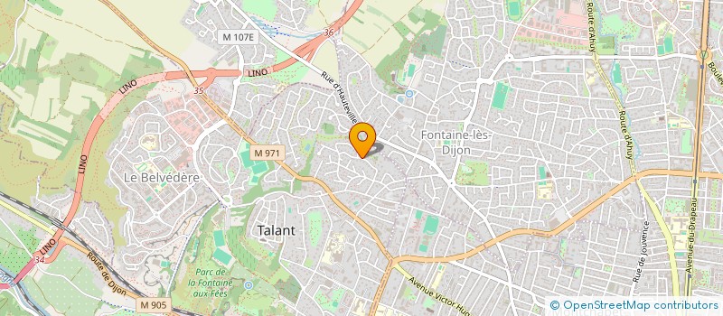 localisation de l'entreprise SCI BARENT  TALANT