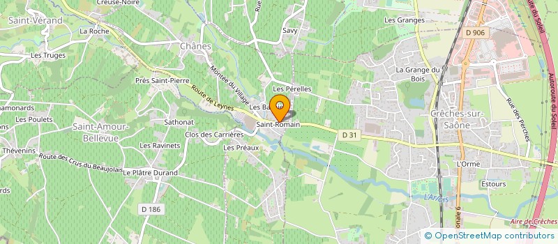 localisation de l'entreprise SCI BARGE  CHANES