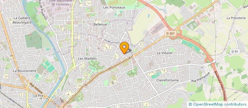 localisation de l'entreprise SCI BARGEOURI  LE MANS