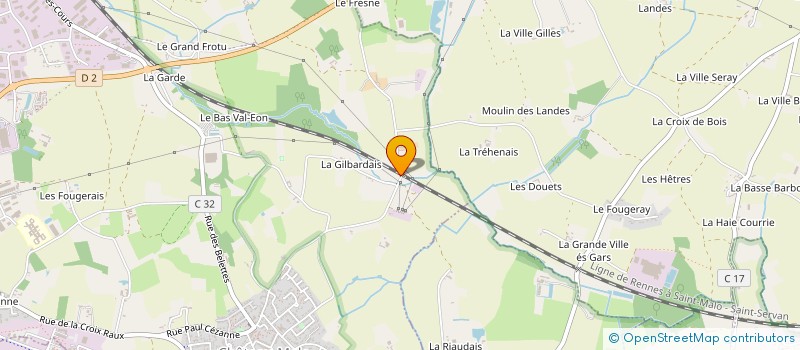 localisation de l'entreprise SCI BARGIMOR  SAINT-MALO