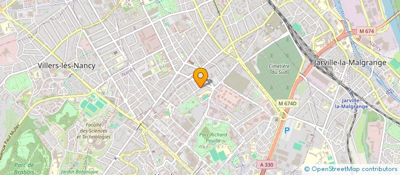 localisation de l'entreprise SCI BARGIS  VANDUVRE-LES-NANCY