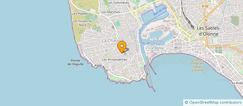 localisation de l'entreprise SCI BARGOMA à LES SABLES D'OLONNE