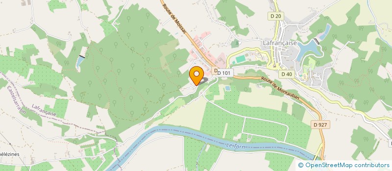 localisation de l'entreprise SCI BARGUES  LAFRANCAISE