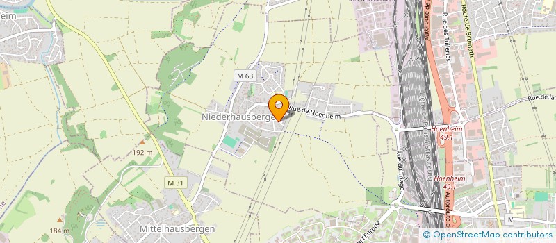 localisation de l'entreprise SCI BARHDADI  NIEDERHAUSBERGEN