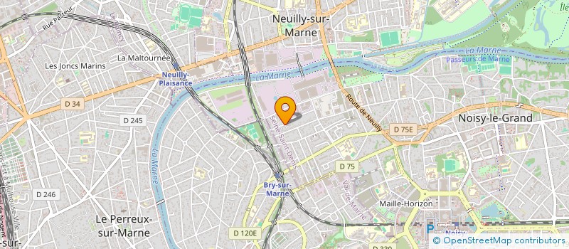 localisation de l'entreprise SCI BARI IMMO  NOISY-LE-GRAND