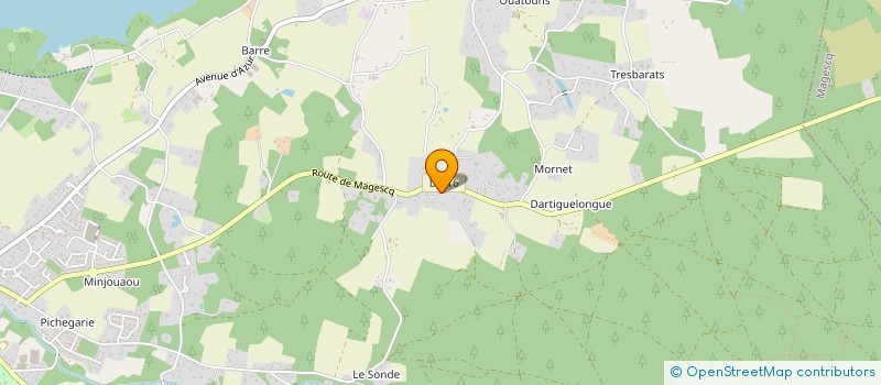 localisation de l'entreprise SCI BARIAS BRARD  SOUSTONS