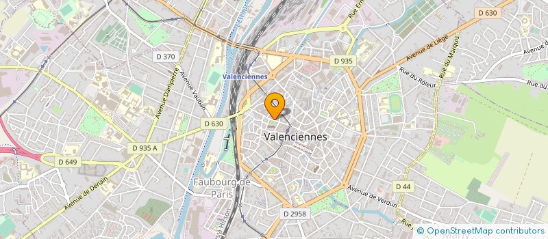 localisation de l'entreprise SCI BARIBAL à VALENCIENNES