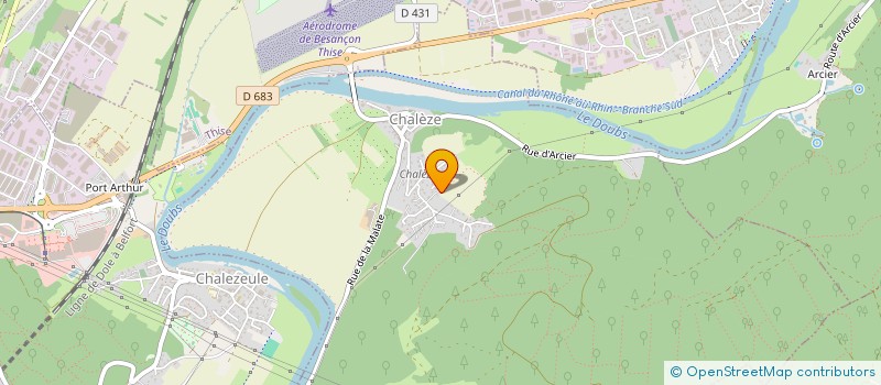 localisation de l'entreprise SCI BARIC  CHALEZE