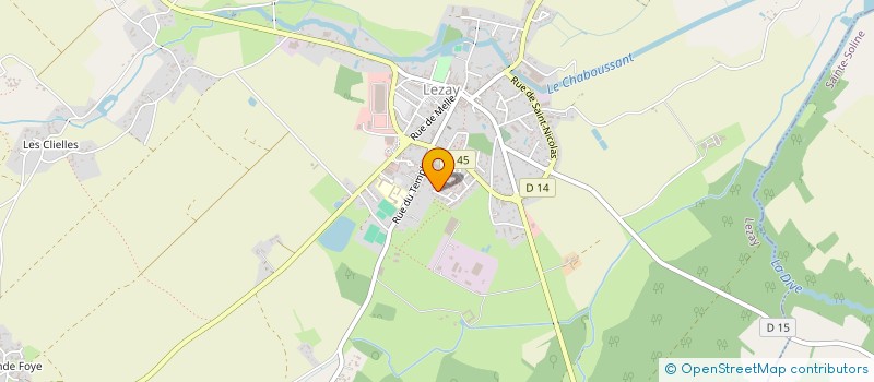 localisation de l'entreprise SCI BARILLOT MARCHAL  LEZAY