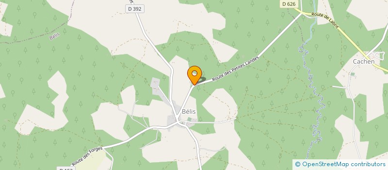 localisation de l'entreprise SCI BARION  BELIS