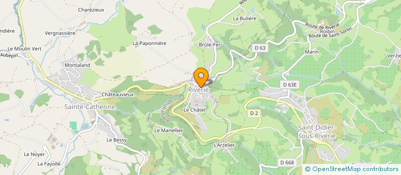 localisation de l'entreprise SCI BARJ  RIVERIE