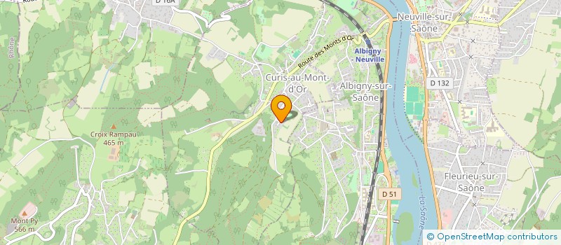 localisation de l'entreprise SCI BARJAC  FLEURIEU-SUR-SAONE