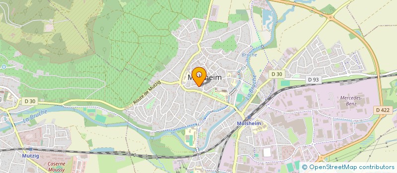 localisation de l'entreprise SCI BARJO  MOLSHEIM