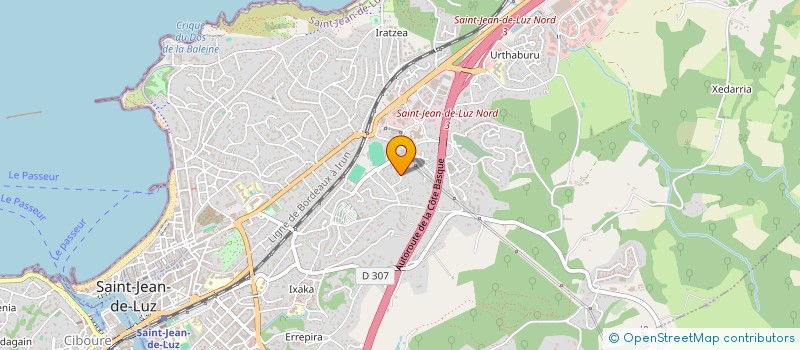 localisation de l'entreprise SCI BARKOAK à SAINT-JEAN-DE-LUZ