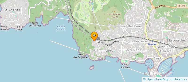 localisation de l'entreprise SCI BARLERIN  BANDOL